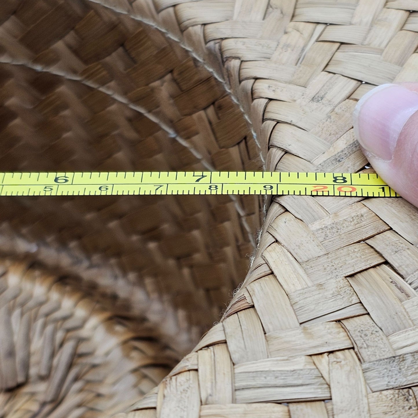 Vintage Straw Boater Hat With Colorful Mexican Band - Handwoven