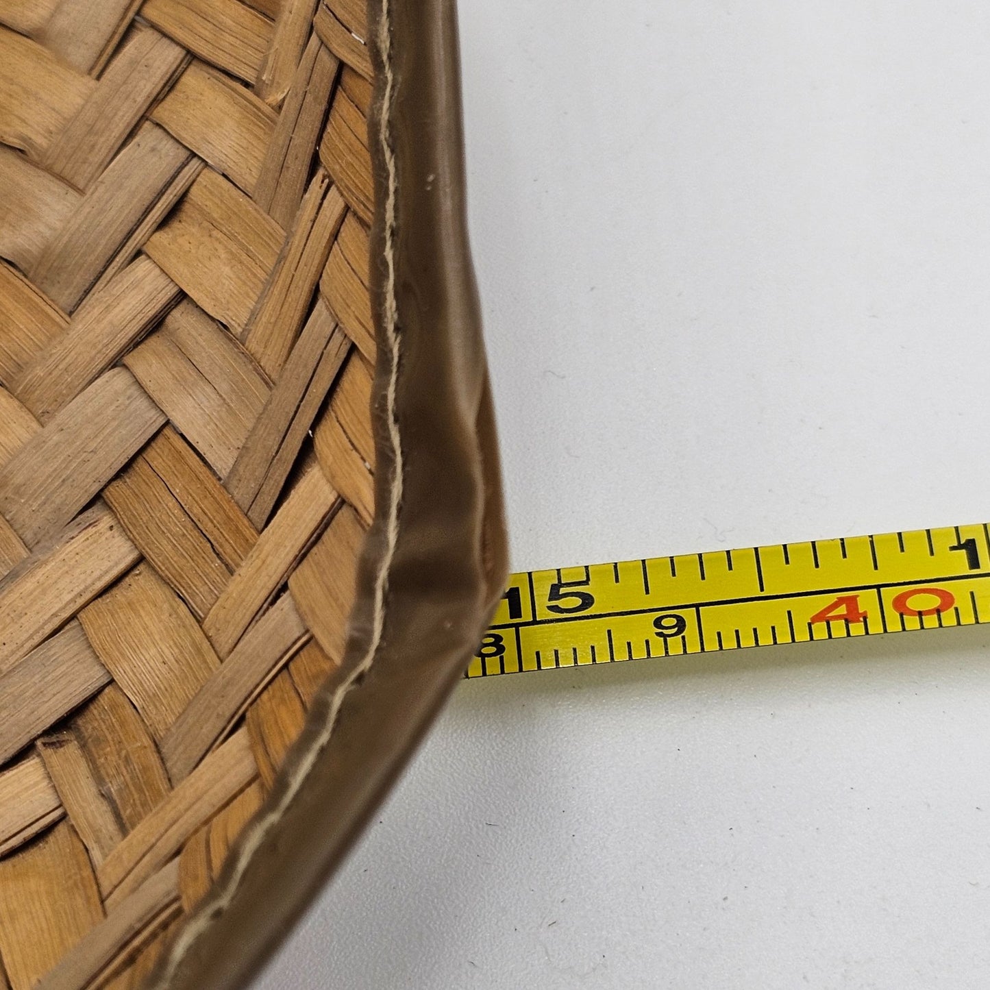 Vintage Straw Boater Hat With Colorful Mexican Band - Handwoven