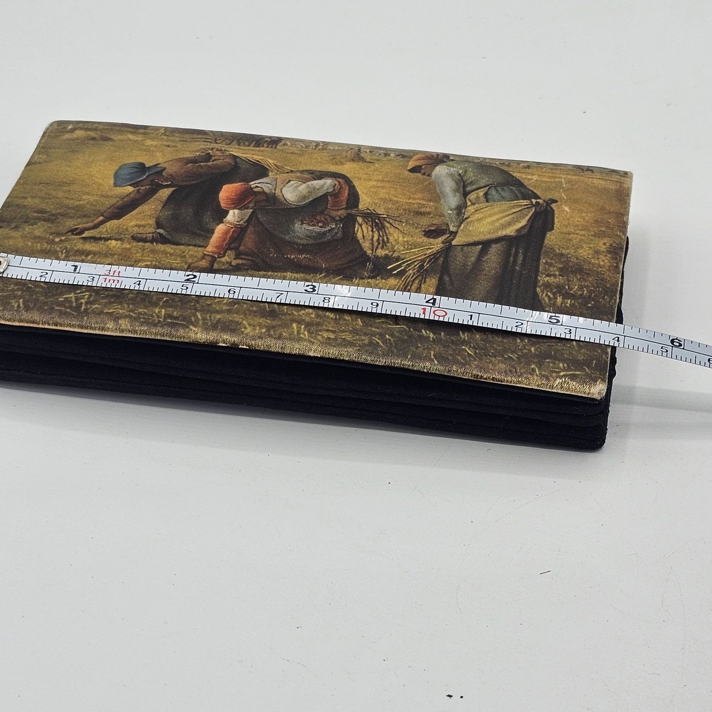 Vintage Italian Wallet With The Gleaners Print