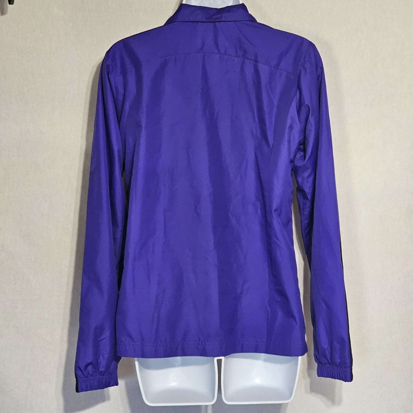 Adidas Royal Blue Women's Windbreaker Y2K Style Sz S