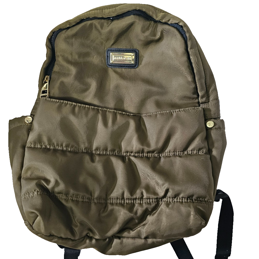 Madden Girl Olive Green Nylon Backpack Bookbag