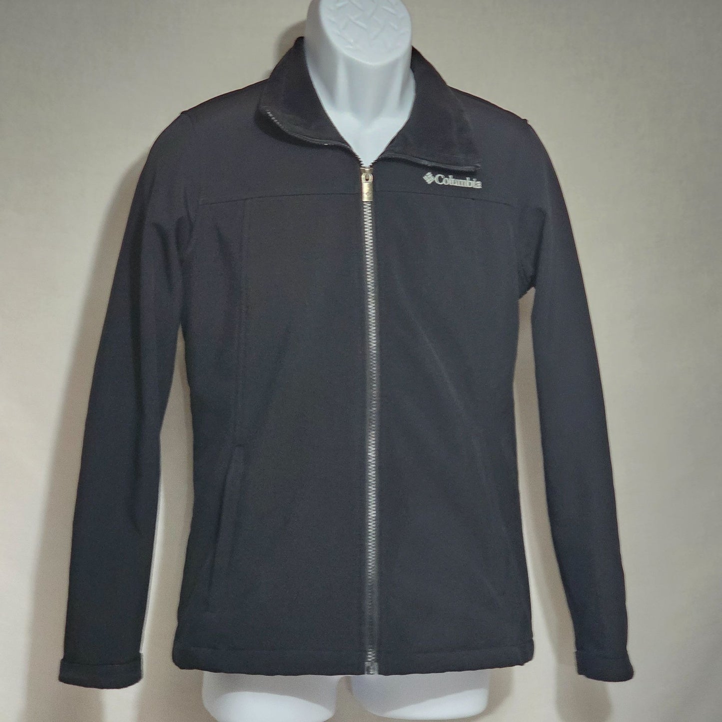 Columbia Black Soft Shell Jacket Size S