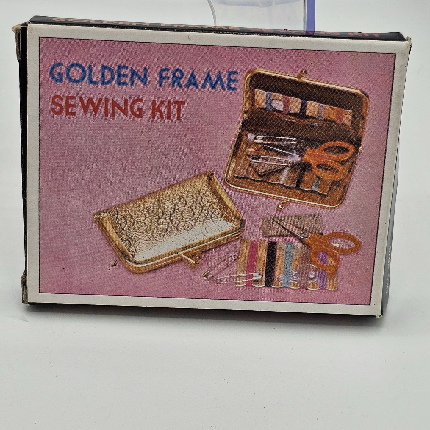 Vintage Sewing Kit Gold New Old Stock Gold Case