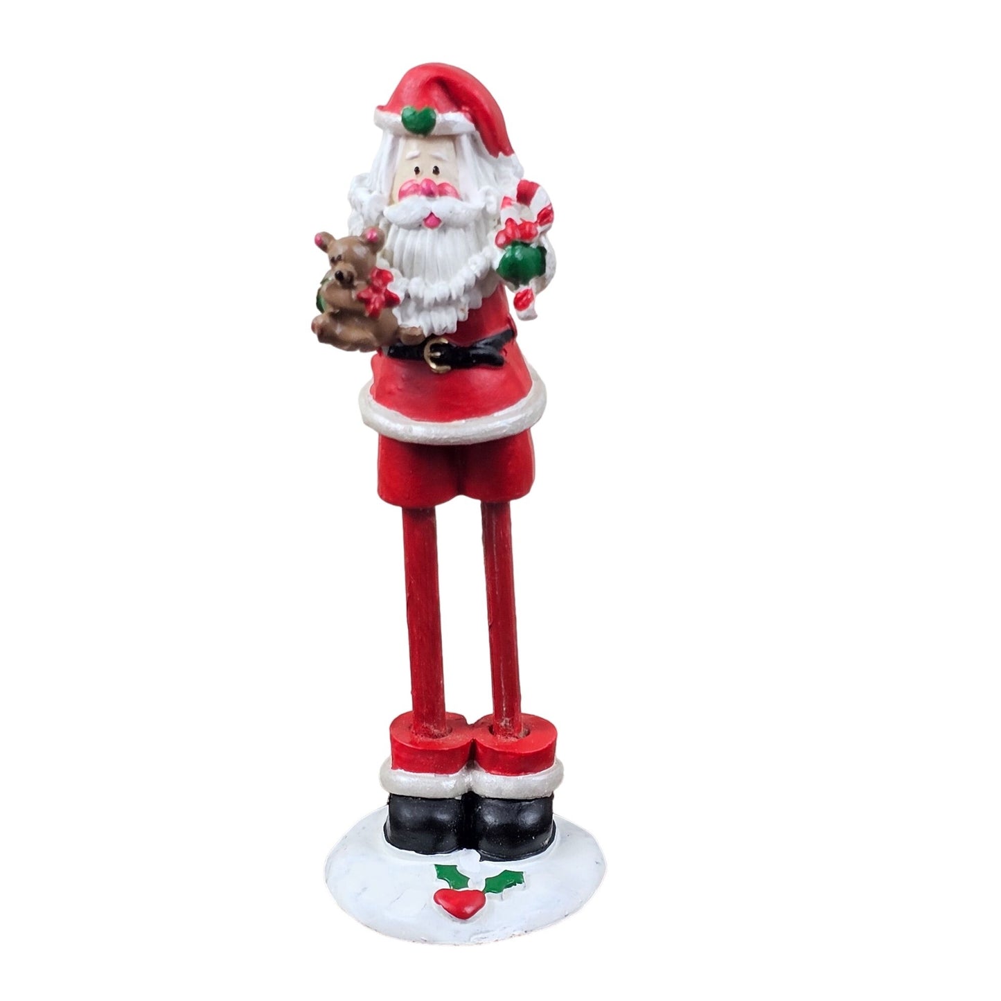 Holiday World Bazaar Resin Santa Claus Christmas 6 inch Standing Figurine