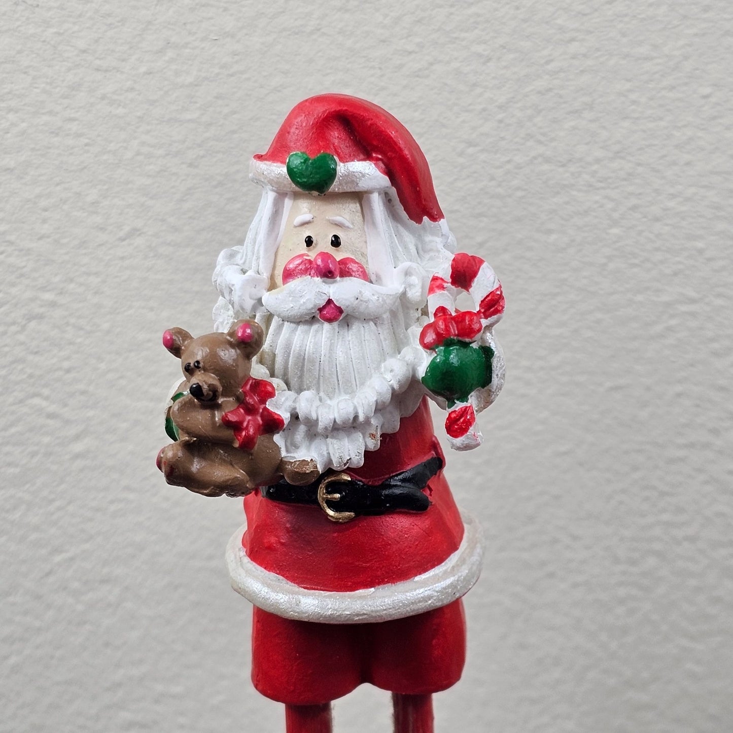 Holiday World Bazaar Resin Santa Claus Christmas 6 inch Standing Figurine