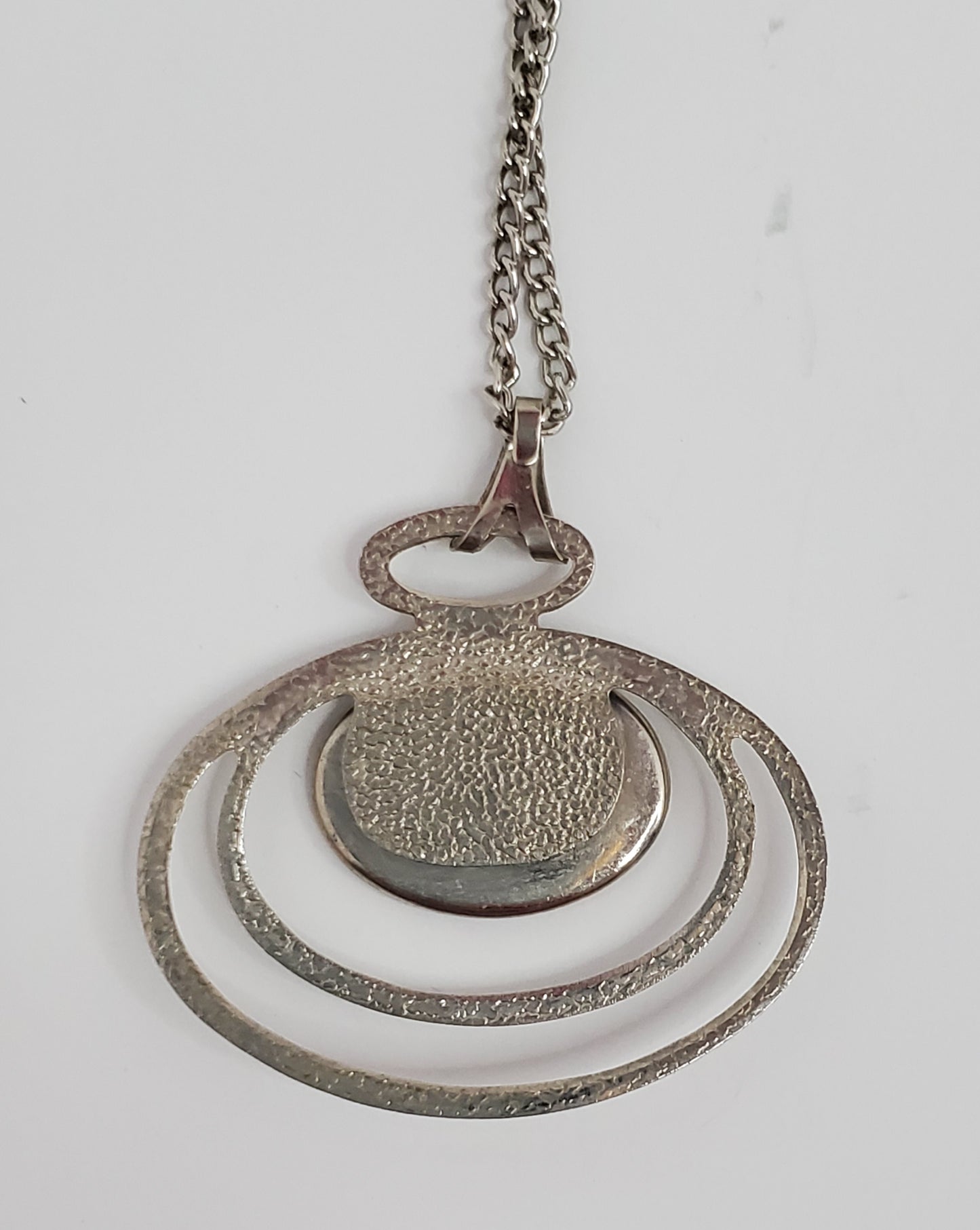 Abalone Shell Oval Egg Pendant and Chain