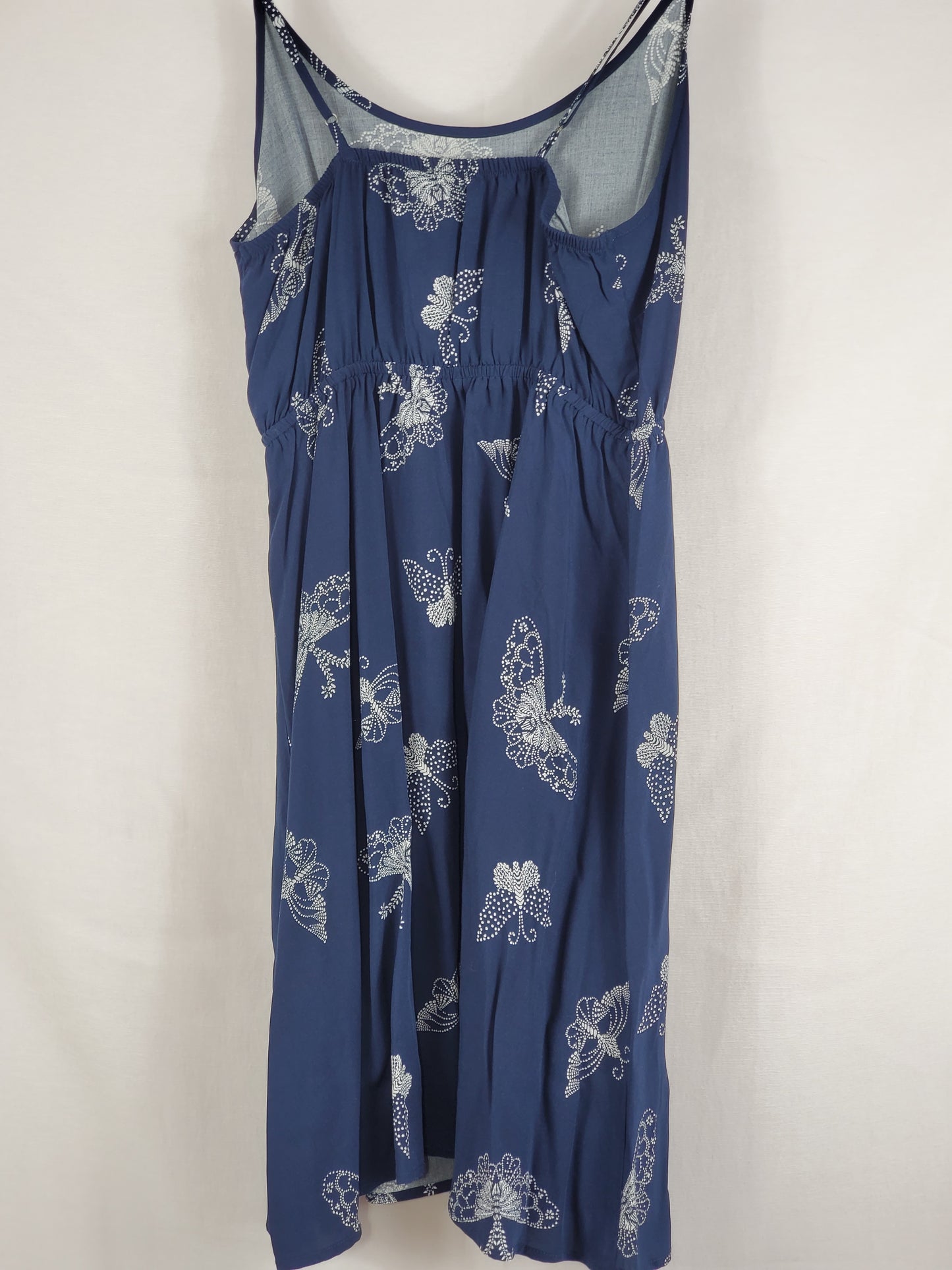 Gap Blue Sundress with White Butterfly Design Size XS