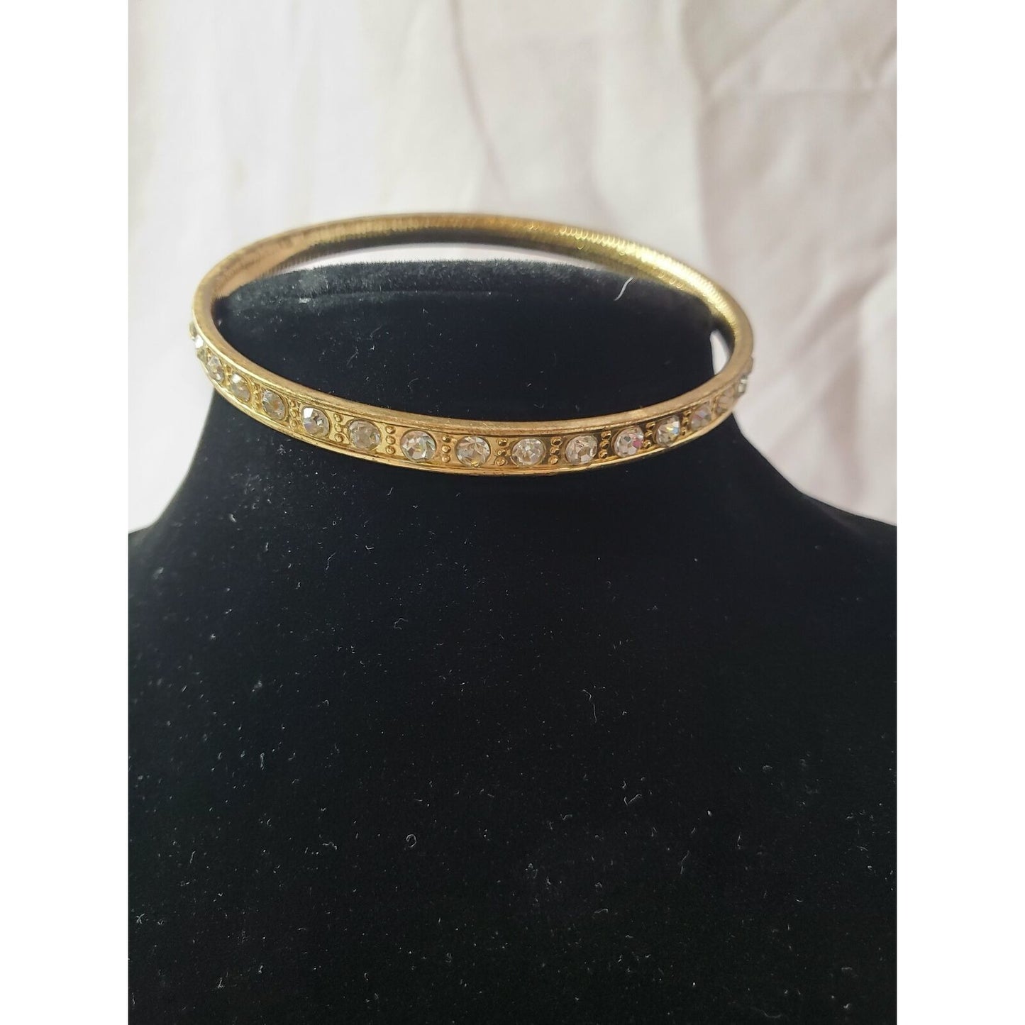 Bangle Bracelet Inlaid Crystal Rhinestones